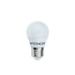 6W LED КРУШКА E27 G45 480LM RA>80 AC175-265V – Студено Бяла