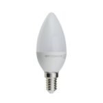 6W LED КЕНДЪЛ E14 C37 480LM RA>80 175-265V – Студено Бяла