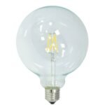 LED КРУШКА ФИЛАМЕНТ G125 6.5W 810LM E27 175-265V 2700К