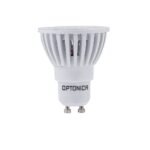 4W LED СПОТ GU10 220V 50° БЯЛ КОРПУС – Топло Бяла