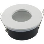 КРЪГЛО ТЯЛО БЯЛО GU10 ЦОКЪЛ АЛУМИНИЙ IP65 MAX-35W