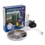 5M КОМПЛЕКТ LED ЛЕНТА АДАПТЕР + BLUETOOTH + ДИСТАНЦИОННО DC12V 5050 60 LEDS RGB IP54