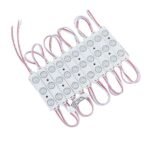 1.5W LED МОДУЛ С ЛУПА 3 2835 160° DC12V 70*15mm IP65 6500K