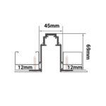 МАГНИТНА ИНТЕРИОРНА СИСТЕМА ЗА ВГРАЖДАНЕ 2M R35 - Image 3