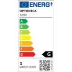 LED ЛУНА 1W КВАДРАТНА БЯЛО ТЯЛО 3000K - Image 2