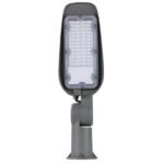 LED УЛИЧНО ОСВЕТЛЕНИЕ 20W 220-240V 100LM/W IP65 75×135° 4500K СИВО ТЯЛО