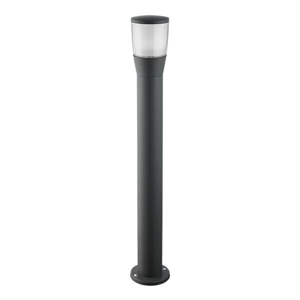 9344 ГРАДИНСКИ ОСВЕТИТЕЛ 1*7W 490LM 3000K 220-240V/50-60Hz IP54 – ТЪМНО СИВА - Image 1