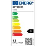 LED ПУРА T5 118.5CM 13W/220V 1200LM IP20 ПЛАСТМАСА 3000K С КЛЮЧ - Image 2