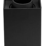 КВАДРАТНО ТЯЛО ЧЕРНО GU10 ЦОКЪЛ ПЛАСТМАСА IP20 MAX-10W