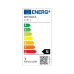LED КРУШКА Е27 3W 225LM 180-240V 1800K КЕХЛИБАРЕНА - ЗЛАТИСТ ЕФЕКТ - Image 2