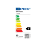 LED ОГНЕУПОРНА ЛУНА 10W 900LM CCT ЧЕРНО/БЯЛО ТЯЛО IP65 ЗА ВГРАЖДАНЕ - Image 2