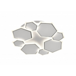 LED ОСВЕТИТЕЛНО ТЯЛО 68W 5100LM ССТ БЯЛО/СИВО С ДИСТАНЦИОННО УПРАВЛЕНИЕ