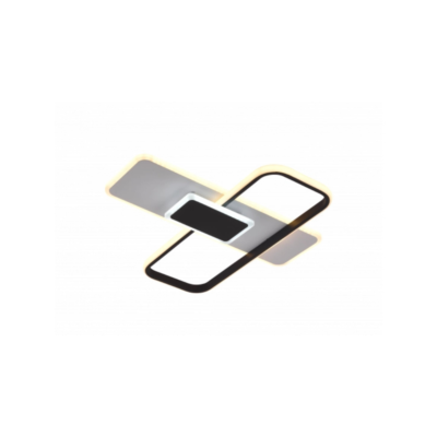 LED ОСВЕТИТЕЛНО ТЯЛО 68W 5100LM ССТ ЧЕРНО/БЯЛО С ДИСТАНЦИОННО УПРАВЛЕНИЕ