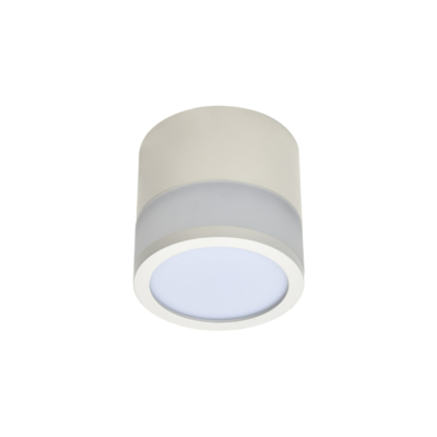 LED ЛУНА 7W 700LM 3000K БЯЛО ТЯЛО ЗА ПОВЪРХНОСТЕН МОНТАЖ