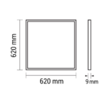 LED Панел 62X62 36W 6000К - Image 3