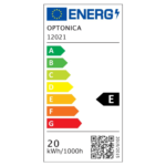 LED ЛУНА 20W 2000LM ССТ ЧЕРНО ТЯЛО ЗА ПОВЪРХНОСТЕН МОНТАЖ РЕГУЛИРУЕМА BRIDGELUX ЧИП - Image 2