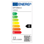 LED ЛУНА 15W 1500LM ССТ БЯЛО ТЯЛО ЗА ВГРАДЕН МОНТАЖ BRIDGELUX ЧИП - Image 2