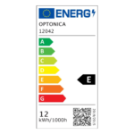 LED ЛУНА 12W 1200LM 3000K ЧЕРНО ТЯЛО ЗА ПОВЪРХНОСТЕН МОНТАЖ - Image 2