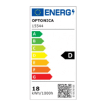 LED ПУРА T8 ВЪРТЯЩА 120CM 18W 270° AC220-240V 2520LM 6000K CRI>80 - Image 2
