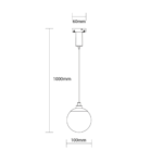 LED Магнитно Висящо Осветление 48V 5W 4000K - M05 - Image 2