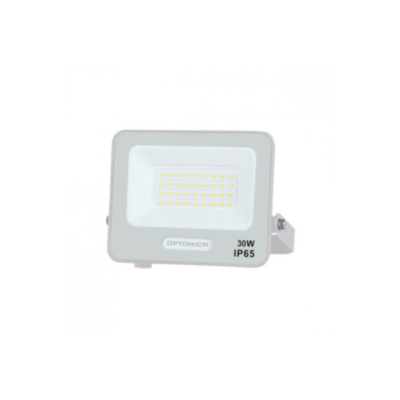 LED SMD ПРОЖЕКТОР БЯЛ 30W 90lm/W AC180-265V 120° IP65 6000K – 15cm КАБЕЛ