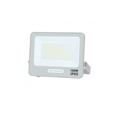 LED SMD ПРОЖЕКТОР БЯЛ 100W 90lm/W AC180-265V 120° IP65 6000K – 15cm КАБЕЛ