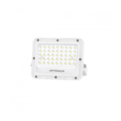 LED SMD ПРОЖЕКТОР БЯЛ 30W 100lm/W AC180-265V 90° IP65 3000K – 30cm КАБЕЛ