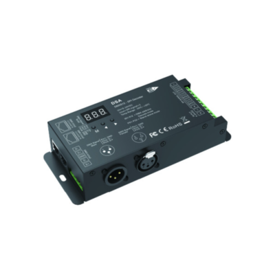 DMX512 to SPI Pixel Decoder 5-24VDC DMX512/RDM+RF 2.4G
