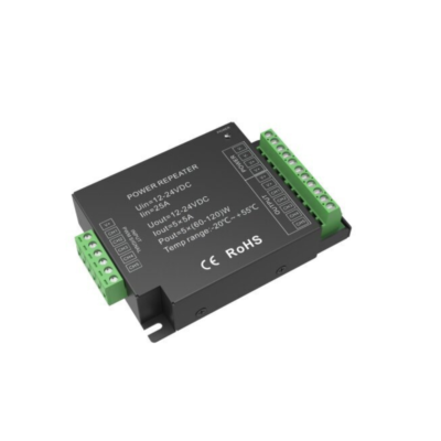 POWER РЕПИТЕР 12-24VDC 5A*5CH MAX25A 300W/600W(12/24V)