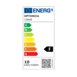 LED SMD ПРОЖЕКТОР ЧЕРЕН 10W 90lm/W AC180-265V 120° IP65 6000K + СЕНЗОР – 15cm КАБЕЛ - Image 2