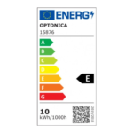 LED SMD ПРОЖЕКТОР ЧЕРЕН 10W 100lm/W AC180-265V 90° IP65 3000K – 30cm КАБЕЛ - Image 2