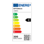 LED SMD ПРОЖЕКТОР ЧЕРЕН 300W 140lm/W AC180-265V 90° IP65 6000K – 100cm КАБЕЛ - Image 2