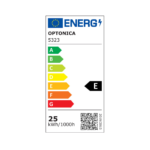 25W LED ИНТЕРИОРЕН ПРОЖЕКТОР 220V/650mA 110Lm/W БЯЛО ТЯЛО – Топло Бяла - Image 2