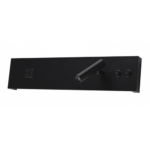 LED МЕБЕЛЕН ОСВЕТИТЕЛ 11W 700LM ЧЕРНО ТЯЛО 3000K С КЛЮЧ ON/OFF+ USB