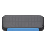 ПРЕНОСИМА БАТЕРИЯ 10000mAh 3.7V SOLAR:1.2W ЧЕРНО+СИНЬО LED:2W