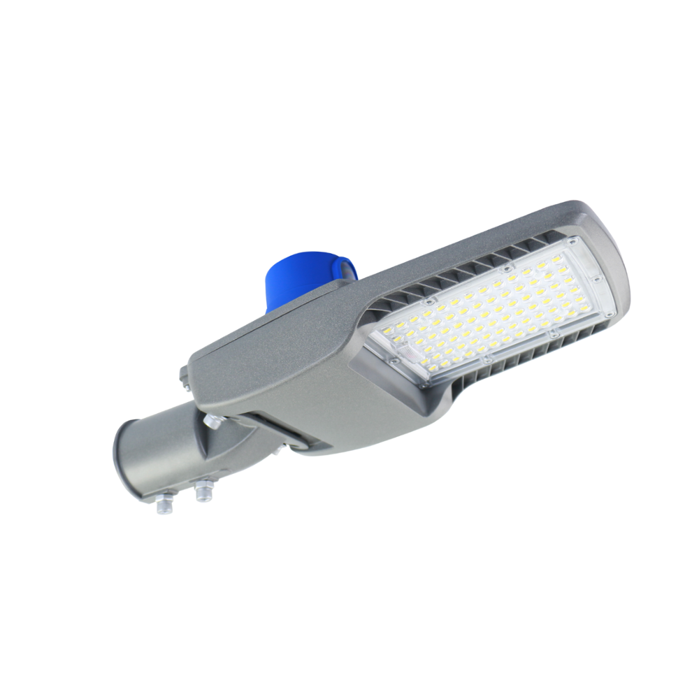 9261-6 LED Улична Лампа 100W Сиво Тяло LUMILEDS-Чип IP65 75x130° - NEMA BASE - Image 1