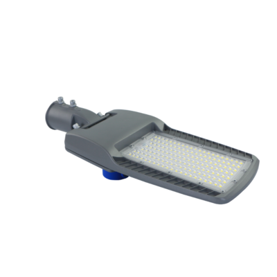 LED Улична Лампа 100W Сиво Тяло LUMILEDS-Чип IP65 75x130° - NEMA BASE