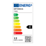 LED СТЕНЕН ОСВЕТИТЕЛ EPISTAR 2*6W 1320LM ЧЕРНО ТЯЛО 3000K IP54 - Image 3