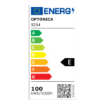 LED Улична Лампа 100W Сиво Тяло LUMILEDS-Чип IP65 75x130° - NEMA BASE - Image 4