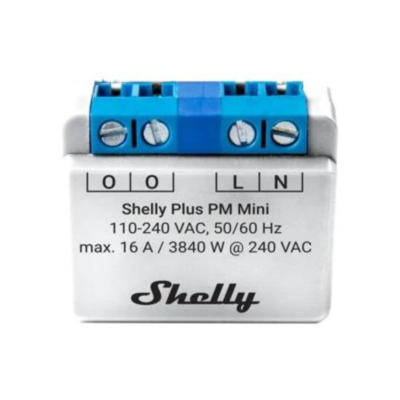 Микромодул Smart монофазен мерител 1х 16A Shelly Plus PM Mini - 265673