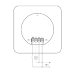 Пулт за управление със Smart реле 1х On/Off 5A изисква неутрала черен Shelly Wall Display X2i - 072766 - Image 2